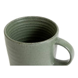 Habitat textured ripple sage mugs set of 4 (British brand)