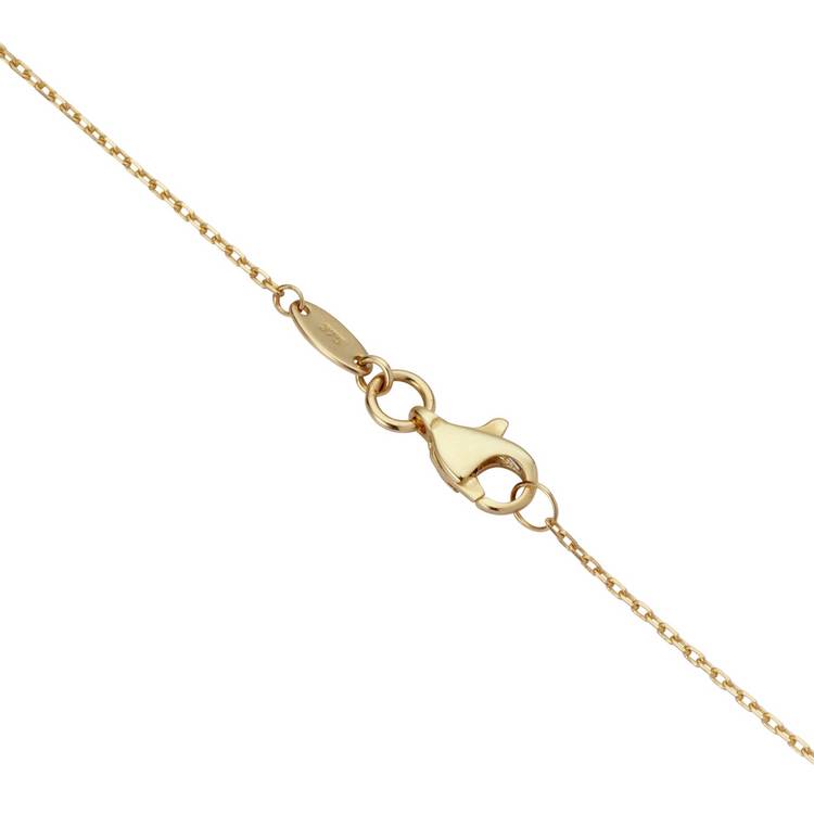 Revere 9ct yellow gold infinity pendant necklace, imported from the UK