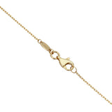 Revere 9ct yellow gold infinity pendant necklace, imported from the UK