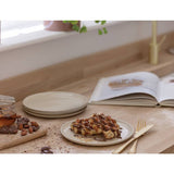 Argos Habitat Evora Natural Stoneware Dinner Plate Set 4 Piece 28cm- Buy online at McGrocer