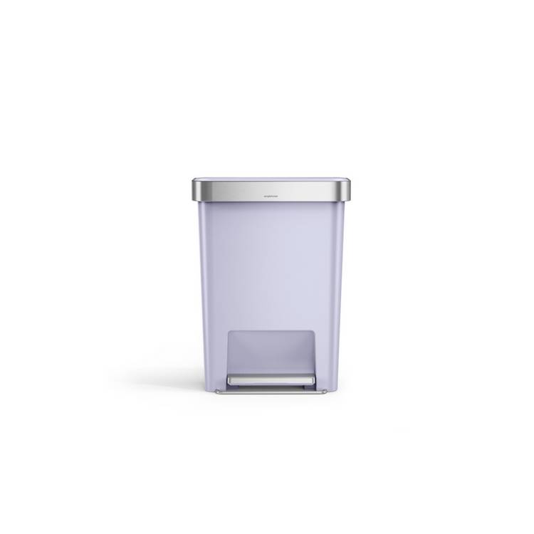 Simplehuman pedal bin lilac 45 litre (British brand)