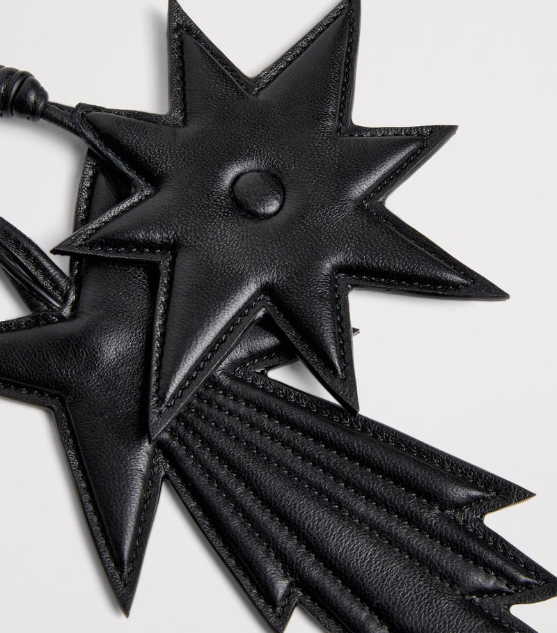 Yves Salomon star keyring lamb leather (British brand)