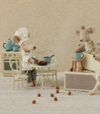 Maileg Small Mouse Café Set miniature furniture (British brand)