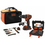 Black+Decker 18V cordless hammer drill set, UK version