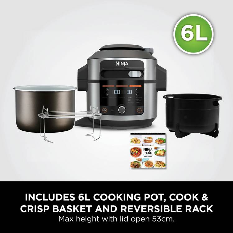 Ninja Foodi multi cooker and air fryer 6L SmartLid UK version