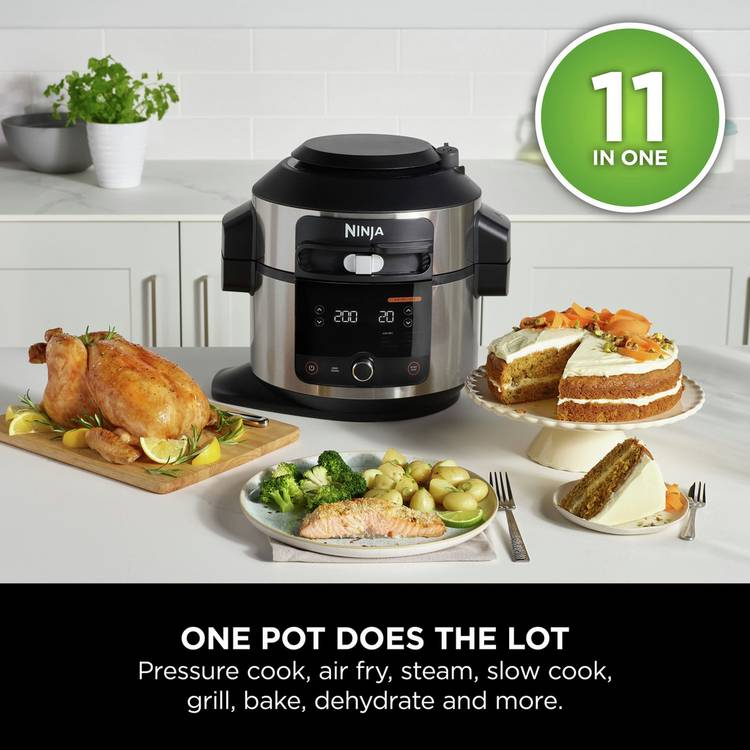 Ninja Foodi multi cooker and air fryer 6L SmartLid UK version