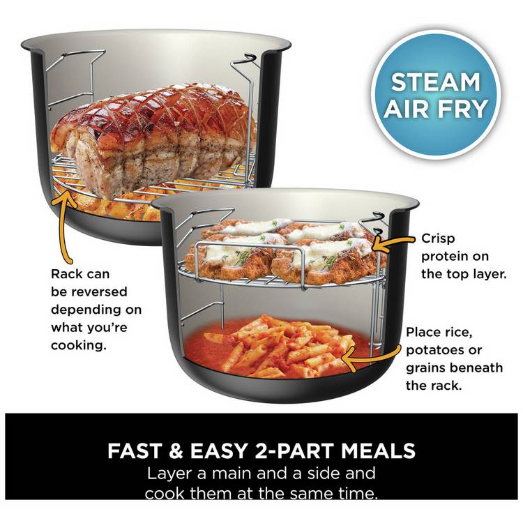 Ninja Foodi multi cooker and air fryer 6L SmartLid UK version