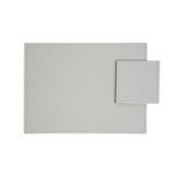Habitat faux leather placemat and coaster set - British product