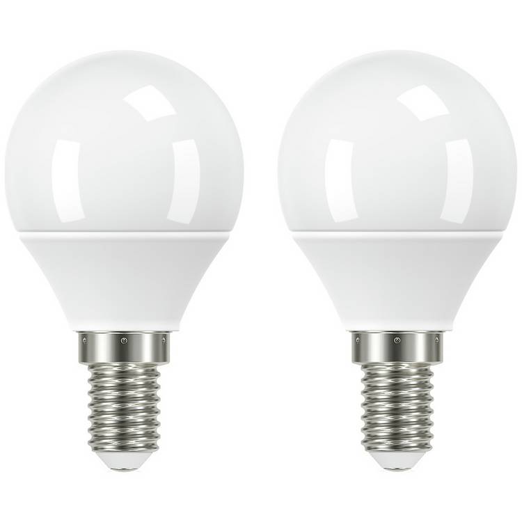 Argos Home LED globe bulbs 4.2W SES warm white 2 pack, imported from the UK