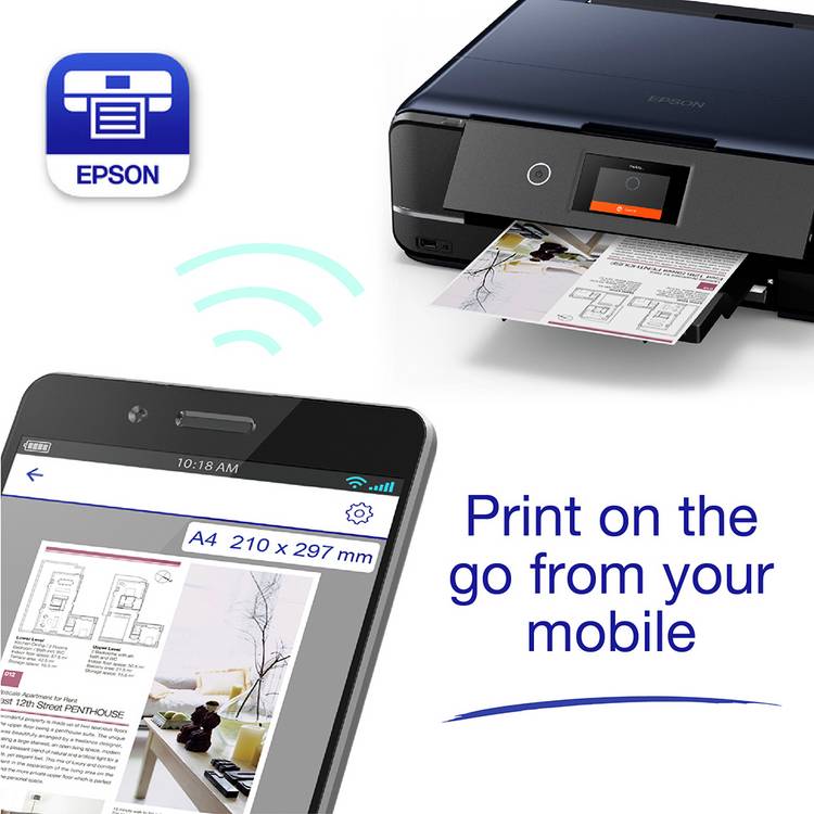 Epson Expression Photo XP-970 wireless inkjet printer, imported from the UK