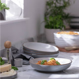 Argos Habitat Speckle 4 Piece Stoneware Pasta Bowl - Grey- Buy online at McGrocer