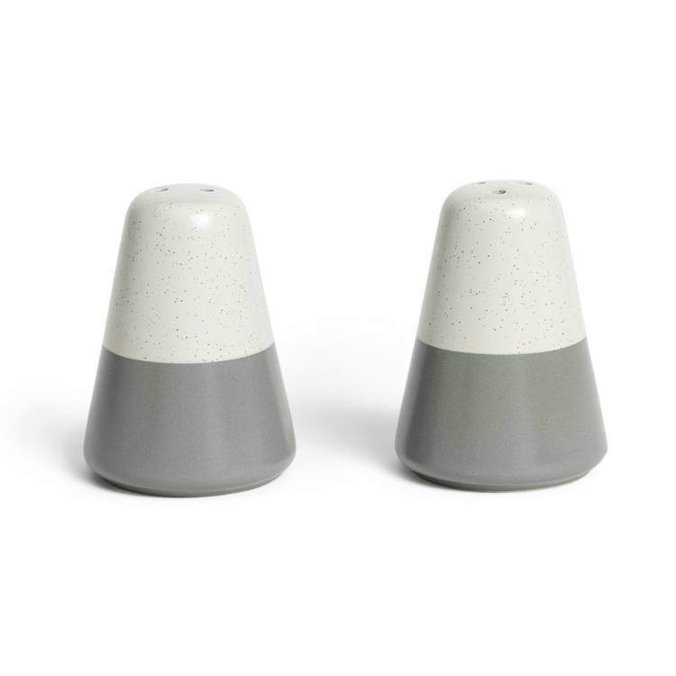 Habitat speckle salt and pepper shaker set - British product