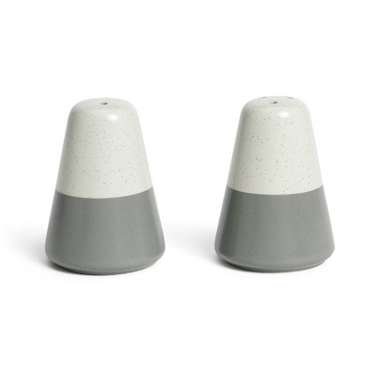 Habitat speckle salt and pepper shaker set - British product