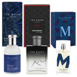 Superdrug Ted Baker Men's Eau de Toilette Fragrance Bundle: M, Skinwear & X20 (75ml + 2x100ml)- Buy online at McGrocer