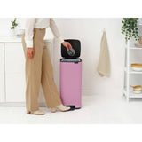 Brabantia Bo pedal bin lilac pink 30 litre (British brand)