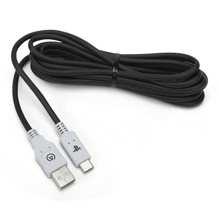 PowerA USB-C charging cable for PS5 10ft, imported from the UK