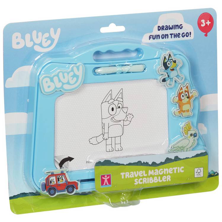 Bluey travel magnetic scribbler for kids, imported from the UK