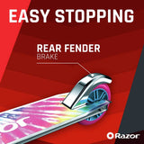 Razor A Kick Special Edition Tie-Dye kids scooter, imported from the UK