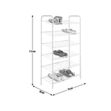 Argos Home Jorn 6 tier shoe rack white, imported from the UK