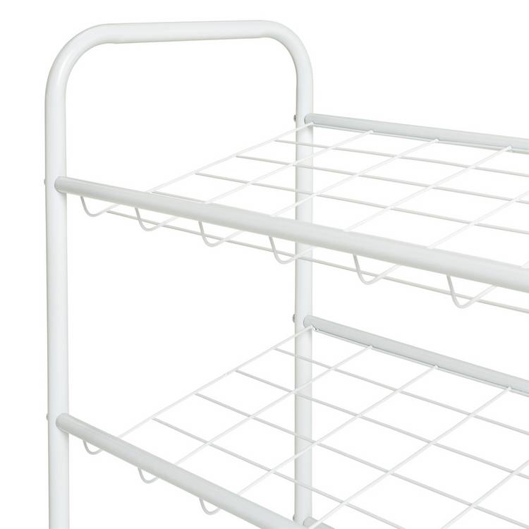 Argos Home Jorn 6 tier shoe rack white, imported from the UK