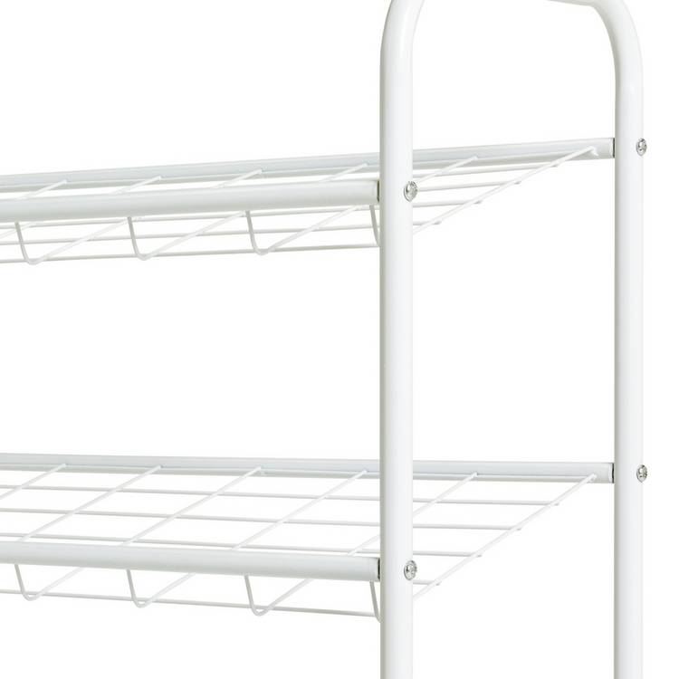 Argos Home Jorn 6 tier shoe rack white, imported from the UK