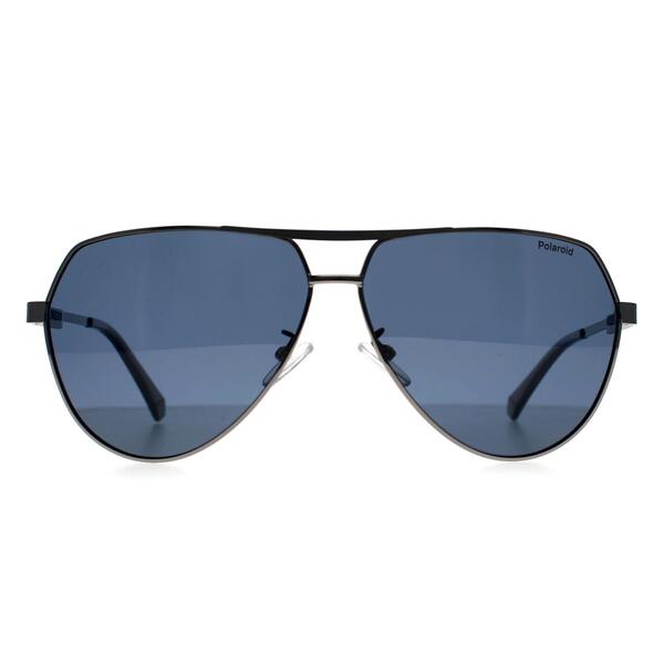 Polaroid men's sunglasses silver polarised PLD 2145, UK version