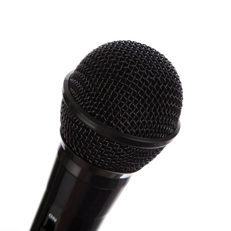RockJam wired microphone black, UK version