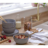 Argos Habitat Evora 4 Piece Stoneware Cereal Bowl - Blue- Buy online at McGrocer