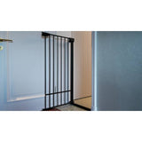Extra tall pressure fit pet gate in black - British product