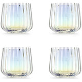 Argos Habitat Iridescent Lustre Set of 4 Fluted Tumblers- Buy online at McGrocer