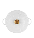 Le Creuset cast iron petal shallow casserole dish 26cm, UK version