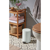 Argos Habitat 3L Step Bin Matt White- Buy online at McGrocer