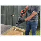 Black+Decker 750W corded reciprocating saw, imported from the UK