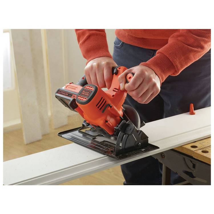 Black+Decker circular saw 140mm 18V, imported from the UK