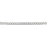 Revere men's sterling silver oxidised curb bracelet (British brand)
