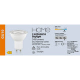 Argos Home LED GU10 3.4W cool white light bulb 2 pack, UK version