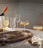 Georg Jensen Sky champagne flutes set of four 250ml, UK version