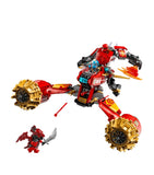 Lego NINJAGO Kai's Mech Storm Rider building set with Kai and Nya figurines, UK version