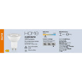 Argos Home GU10 LED light bulb 4 pack, UK version