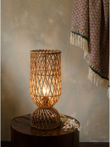 Next French Connection Natural Rattan Kylo Table Lamp- Buy online at McGrocer