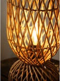 French Connection Kylo rattan table lamp 43cm (British brand)