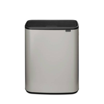 Argos Brabantia Bo 2 x 30 Liters Touch Bin - Soft Grey- Buy online at McGrocer