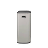 Brabantia touch bin soft grey 60L - British product