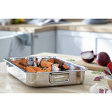 Argos Habitat 40cm Stainless Steel Roasting Tin- Buy online at McGrocer