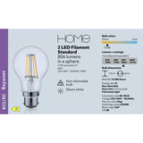 Argos Home 5.9W filament LED bulb 2 pack (British brand)
