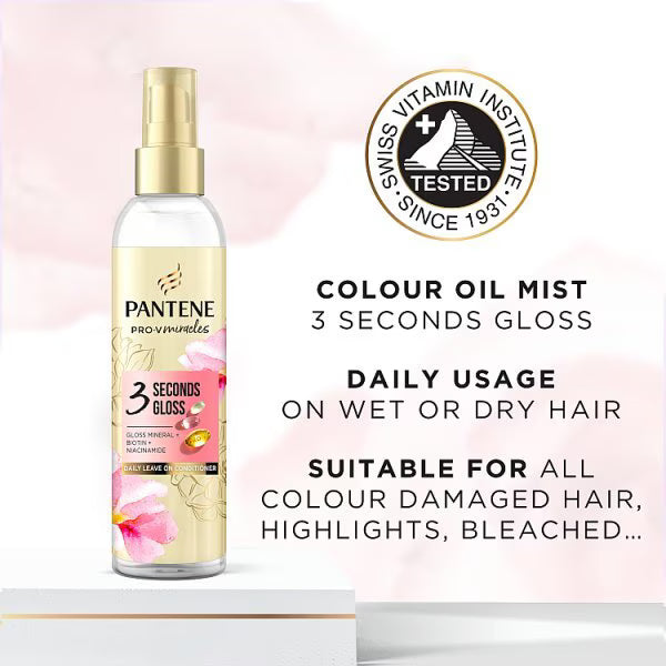 Pantene Colour Gloss Leave On Conditioner 145ml , imported from the UK