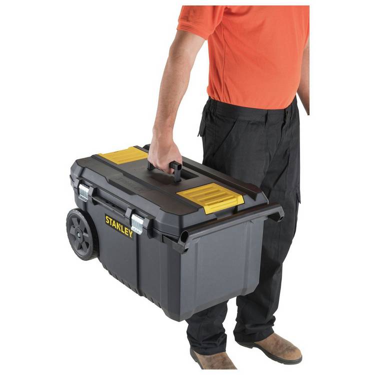 Stanley Essential Chest rolling tool chest with wheels, UK version