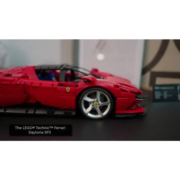 LEGO Technic Ferrari Daytona SP3 model car 1:8 scale, UK version