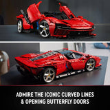 LEGO Technic Ferrari Daytona SP3 model car 1:8 scale, UK version
