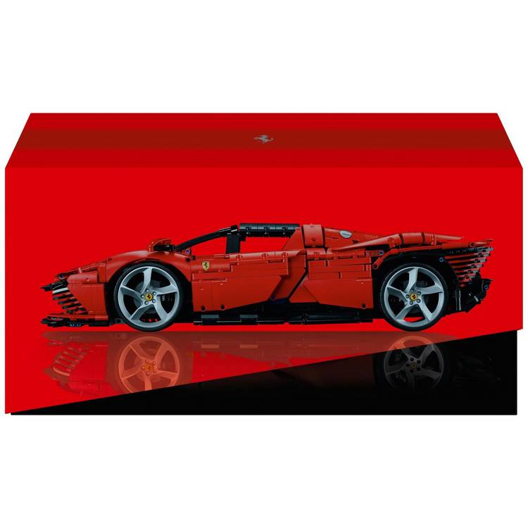 LEGO Technic Ferrari Daytona SP3 model car 1:8 scale, UK version